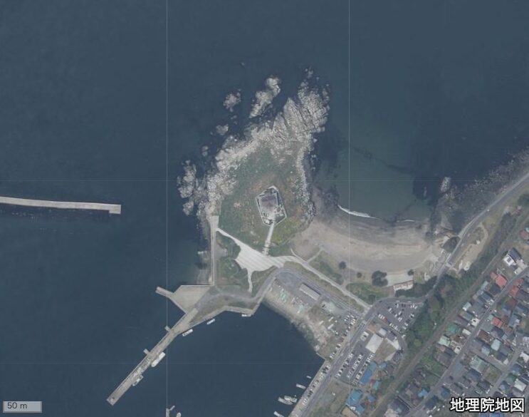 国土地理院撮影の空中写真（蕪島）